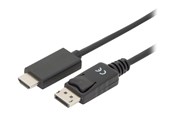 Näyttökaapeli - DIGITUS ASSMANN adapter cable - DisplayPort / HDMI - 1 m - AK-340303-010-S