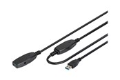USB kaapelit - DIGITUS - USB extension cable - USB Type A to USB Type A - 15 m - DA-73106
