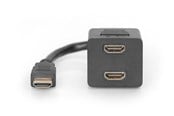 Näyttökaapeli - DIGITUS HDMI Y-Splitter Cable - 0.2m - AK-330400-002-S