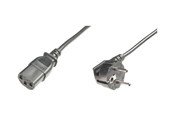 Sisäiset virtakaapelit - DIGITUS power cable - power IEC 60320 C13 to power CEE 7/7 - 2.5 m - AK-440100-025-S