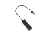 USB hub - Insmat - hub - 4 ports USB hub - 4 porttia - USB 3.2 - Musta - 133-1040