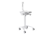 Seinäkiinnitys, AV-kiinnikkeet & AV-kalusteet - Multibrackets M Basic cart - for LCD display / keyboard / mouse / notebook - white silver - Max 7.5 kg - recommended for - 7350105219597