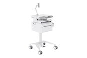 Seinäkiinnitys, AV-kiinnikkeet & AV-kalusteet - Multibrackets M Basic cart - for tablet / keyboard / mouse / notebook - with drawer - white silver - Max 7.5 kg - recommended for - 7350105219634