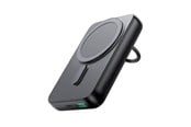 Powerbank - Joyroom Wireless powerbank 10000mAh JR-W050 20W MagSafe with ring and stand - black Powerbank - musta - 10000 mAh - JR-W050 Black