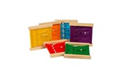 Puulelut - Bigjigs Wooden Clasp and Button Frames 6pcs. - 37003