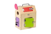 Puulelut - Bigjigs Wooden House with Locks and Bolts 5pcs. - 37004