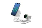 Puhelin - Adapterit & Laturit - ALOGIC PackAway 3-in-1 Qi2 Fast Wireless Charger - AL31WCPA-WH