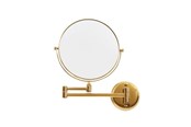 Meikkipeilit - UNIQ Wall Mirror with 10x Magnification in Gold - 7023-1