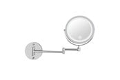 Meikkipeilit - UNIQ LED Wall-Mounted Cosmetic Mirror with Articulating Arm and 5x Magnification - 6263