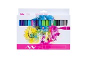 Luovat leikit - Bruynzeel Ecoline Brush Pen Set Primary 30 Colors - 11509025