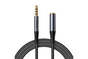 Audiokaapelit - Joyroom stereo audio cable AUX 3.5 mm mini jack (male) - mini jack (female) 1.2 m black (SY-A09) - SY-A09