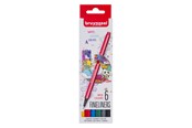 Luovat leikit - Bruynzeel Fineliner Set Basic 6 Colors - 60241006