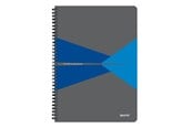 Vihkot, Lomakkeet & Muistikirjat - Leitz Office Notebook A4 ruled wirebound with cardboard cover blue - 46481035