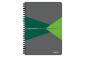 Vihkot, Lomakkeet & Muistikirjat - Leitz Office Notebook A5 squared wirebound with cardboard cover - 44581055