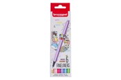 Luovat leikit - Bruynzeel Fineliner Set Pastel 6 Colors - 60241206