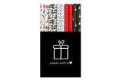 Harrastustarvikkeet - Rotolux - Gift Wrapping Paper Christmas Collection 50 Rolls - Jollyparty consumerbox
