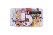 Luovat leikit - Bruynzeel Drawing and Coloring Set Creative Artists Tin 60 Pcs - 60312907