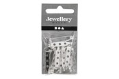 Askartelu- ja taidetarvikkeet - Creativ Company - Brooch pin Silver plated 25mm 10 pcs. - 600720