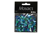 Askartelu- ja taidetarvikkeet - Creativ Company - Mini Mosaic Blue/Green 5x5mm 25 grams - 51929