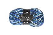 Lanka & tarvikkeet - Creativ Company - Sock yarn Blue/Turquoise 200cm - 41322
