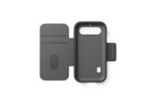 Puhelin - Kannet ja kotelot - Doro Leva X10/L10/L11 - Wallet Case - Dark Grey - 8879