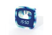 Sisustus - MOB Alarm Clock with Light Billy Clock Blue Wave - BILLY-BLW-01