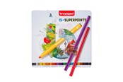 Luovat leikit - Bruynzeel Felt-tip pens Super point 15 pcs. - 60324015