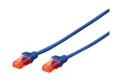Verkkokaapelit - DIGITUS Professional patch cable - 50 cm - blue - Sininen - 0.5m - DK-1617-005/B