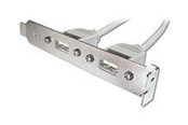 USB kaapelit - DIGITUS ASSMANN - USB panel - 5 pin in-line to USB - 25 cm - AK-300301-002-E