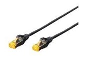 Verkkokaapelit - DIGITUS patch cable - 3 m - black - Musta - 3m - DK-1644-A-030/BL