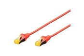 Verkkokaapelit - DIGITUS patch cable - 7 m - red - Punainen - 7m - DK-1644-A-070/R