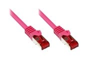Verkkokaapelit - Alcasa electronik Good Connections RNS patch cable - 25 m - magenta - Pinkki - 25m - 8060-250M