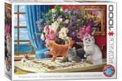 Palapelit - Eurographic Puzzling Cats by Image World Smart Cut(1000) - 709-6000-5914