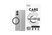 Puhelin - Kannet ja kotelot - CARE by PanzerGlass Flagship Case Transparent Urban Combat w. Black Qi Compatible Samsung S25 Edge - CR68931