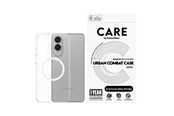 Puhelin - Kannet ja kotelot - CARE by PanzerGlass Flagship Case Transparent Urban Combat w. White Qi Compatible Samsung S25 Edge - CR37967