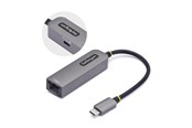 Verkkokortit (verkkosovittimet, tulostuspalvelimet jne.) - StarTech.com USB-C to Ethernet Adapter NIC 1Gbps - network adapter - USB-C 3.2 Gen 1 - Gigabit Ethernet + USB-C 3.2 Gen 1 - 1GPD3-USB-C-ETHERNET