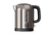 Vedenkeitin - Black & Decker Vedenkeitin Kettle 1L 2200W Brushed Steel - Harjattu teräs - 2200 W - ES9580120B