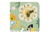 Vauva- ja taaperolelut - Classic World Wooden Vintage Calendar Learning Clock - 20255