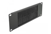 Lisätarvikkeet - DeLOCK Cable Management Brush Strip 10" 2U Black - 66481