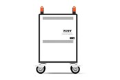 Näytön kiinnitys - PORT Designs PORT Connect Charging Cabinet cart - for 20 notebooks / 1U rack - black - 901973-SA