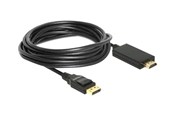 Näyttökaapeli - DeLOCK Adapter Cable - DisplayPort / HDMI - 5 m - 85319