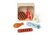 Puulelut - Melissa & Doug Wooden Toy Play Food - Protein - 95208