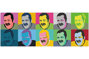 Lisävarusteet hiirelle ja näppäimistölle - Evensteven DESKMAT LOLPOP - 33057