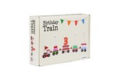 Puulelut - Barbo Toys Birthday Train with Scandinavian Flags - 6098