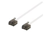 Verkkokaapelit - Deltaco Patch Cable - 15 cm - Valkoinen - 0.1m - UUTP-2078