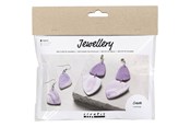 Askartelu- ja taidetarvikkeet - Creativ Company - Mini Hobbyset Jewelry Earrings Purple - 977676