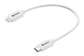 USB kaapelit - Sandberg USB-C PD to Lightning MFI - 0.2M - 136-71
