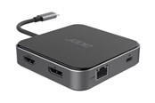 Telakointiasemat - Acer 7-In-1 - docking station - USB-C - HDMI DP - 10Mb LAN - HP.DSCAB.013