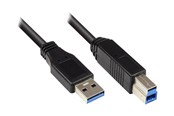 USB kaapelit - Alcasa electronik Good Connections - USB cable - USB Type A to USB Type B - 5 m - 2710-S05