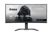 Näyttö - 34" iiyama GCB3482WQSU-B1 - 3440x1440 - 120Hz - VA - GCB3482WQSU-B1